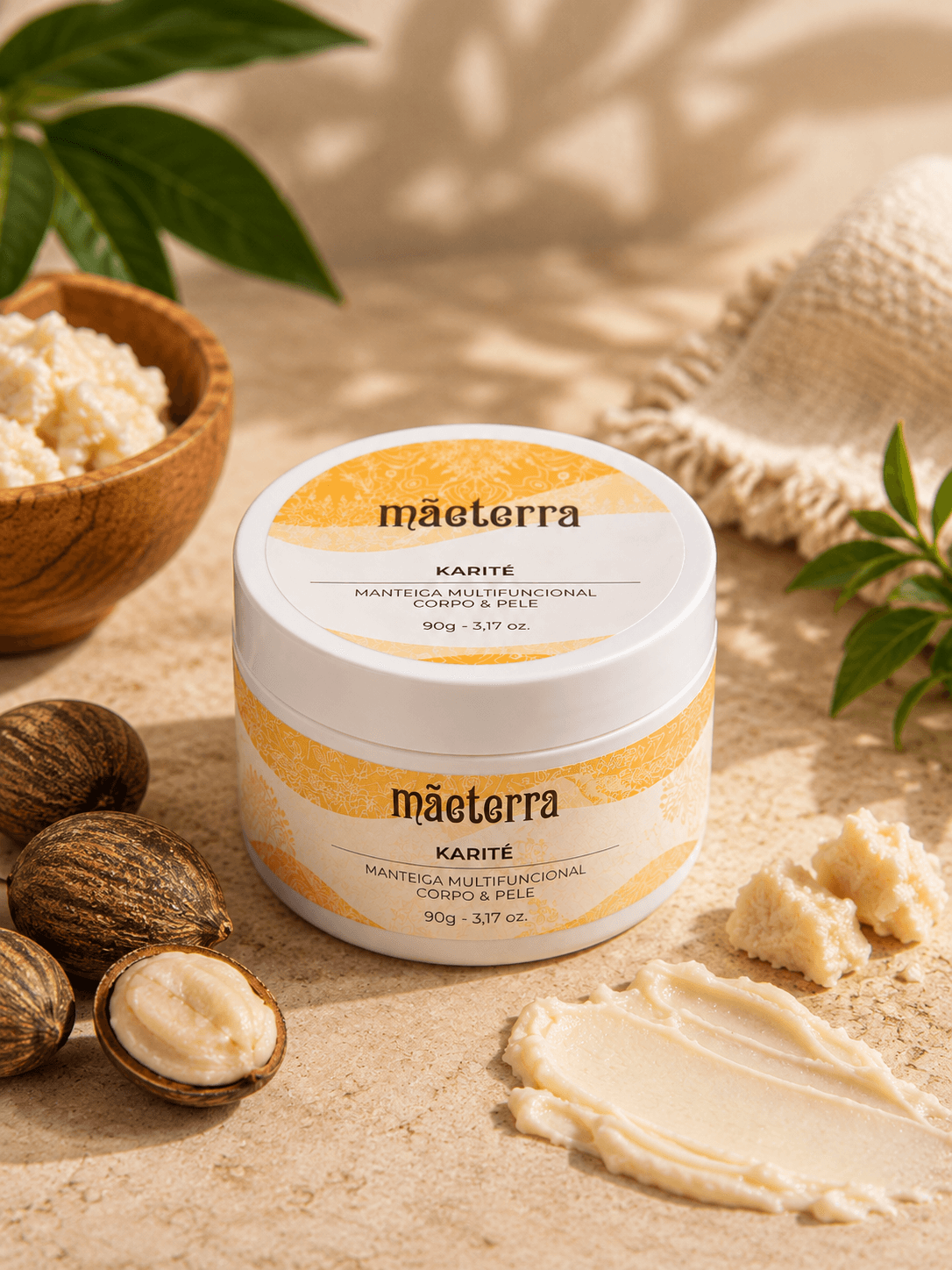 Manteiga Multifuncional de Karité, produto TOCTUS da linha Mãe Terra