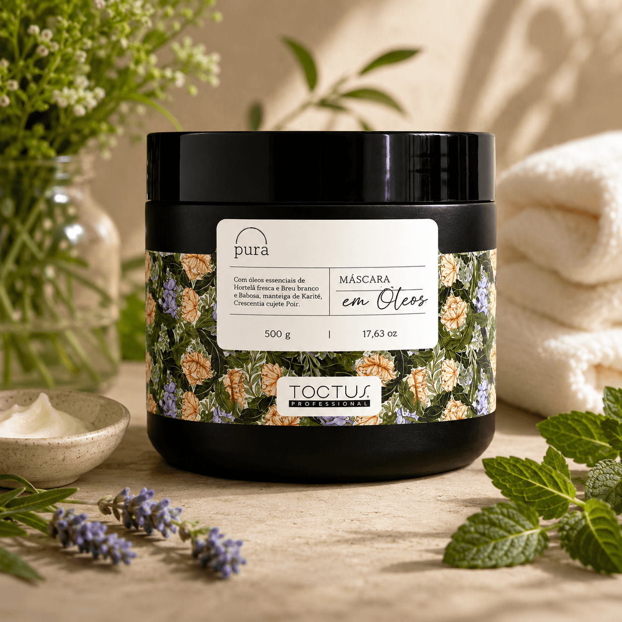Máscara Pura, produto TOCTUS da linha Pura