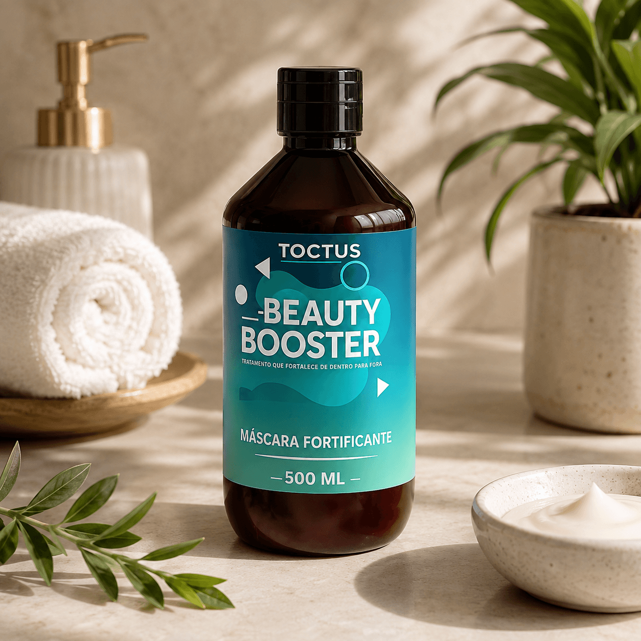 Máscara Booster, produto TOCTUS da linha Beauty Booster