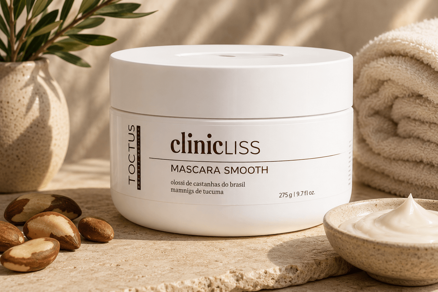 Máscara Clinicliss, produto TOCTUS da linha Clinic