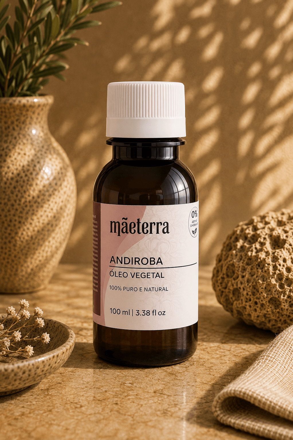 Óleo Vegetal de Andiroba, produto TOCTUS da linha Mãe Terra