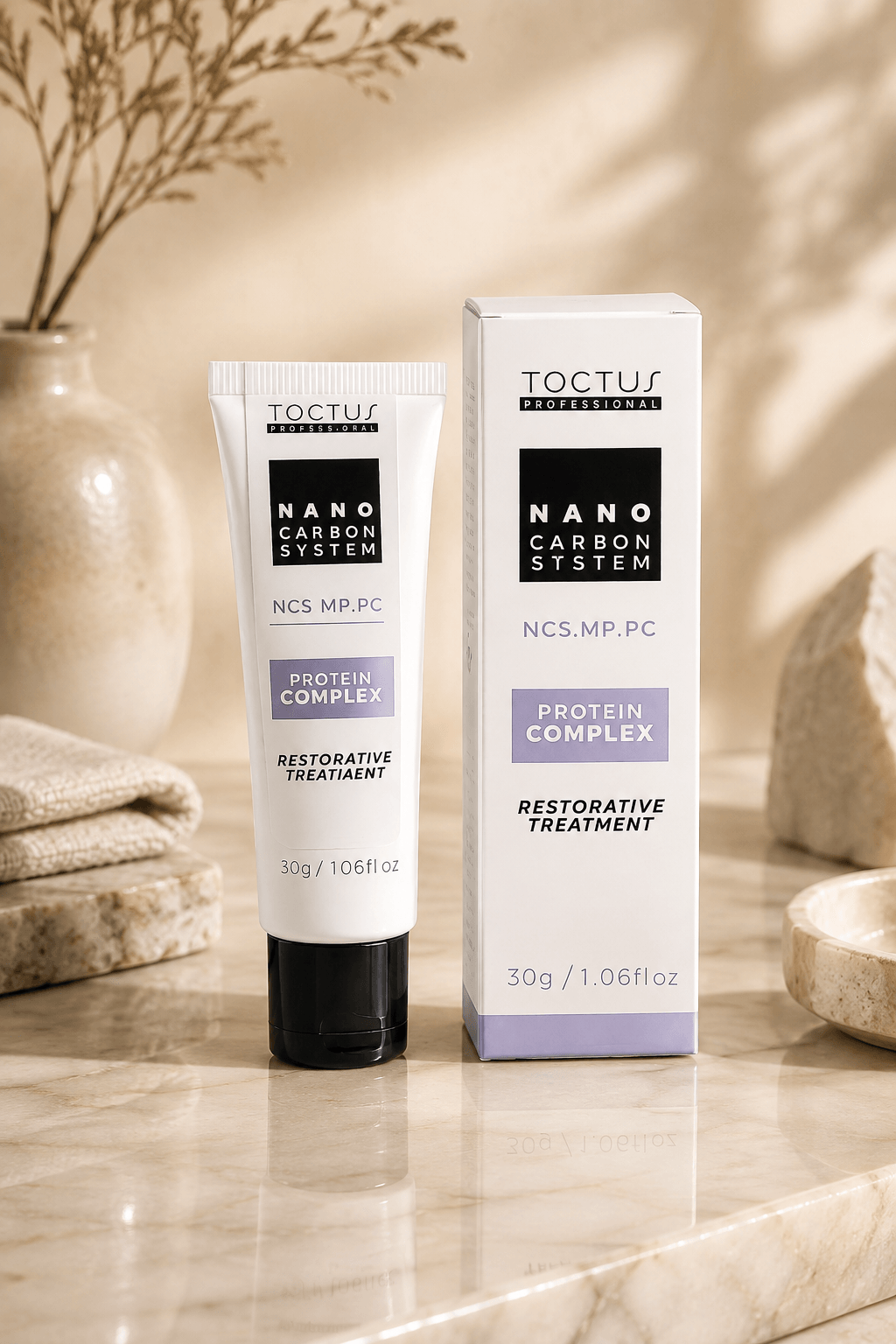 Pomada Nano, produto TOCTUS da linha Nano Carbon System