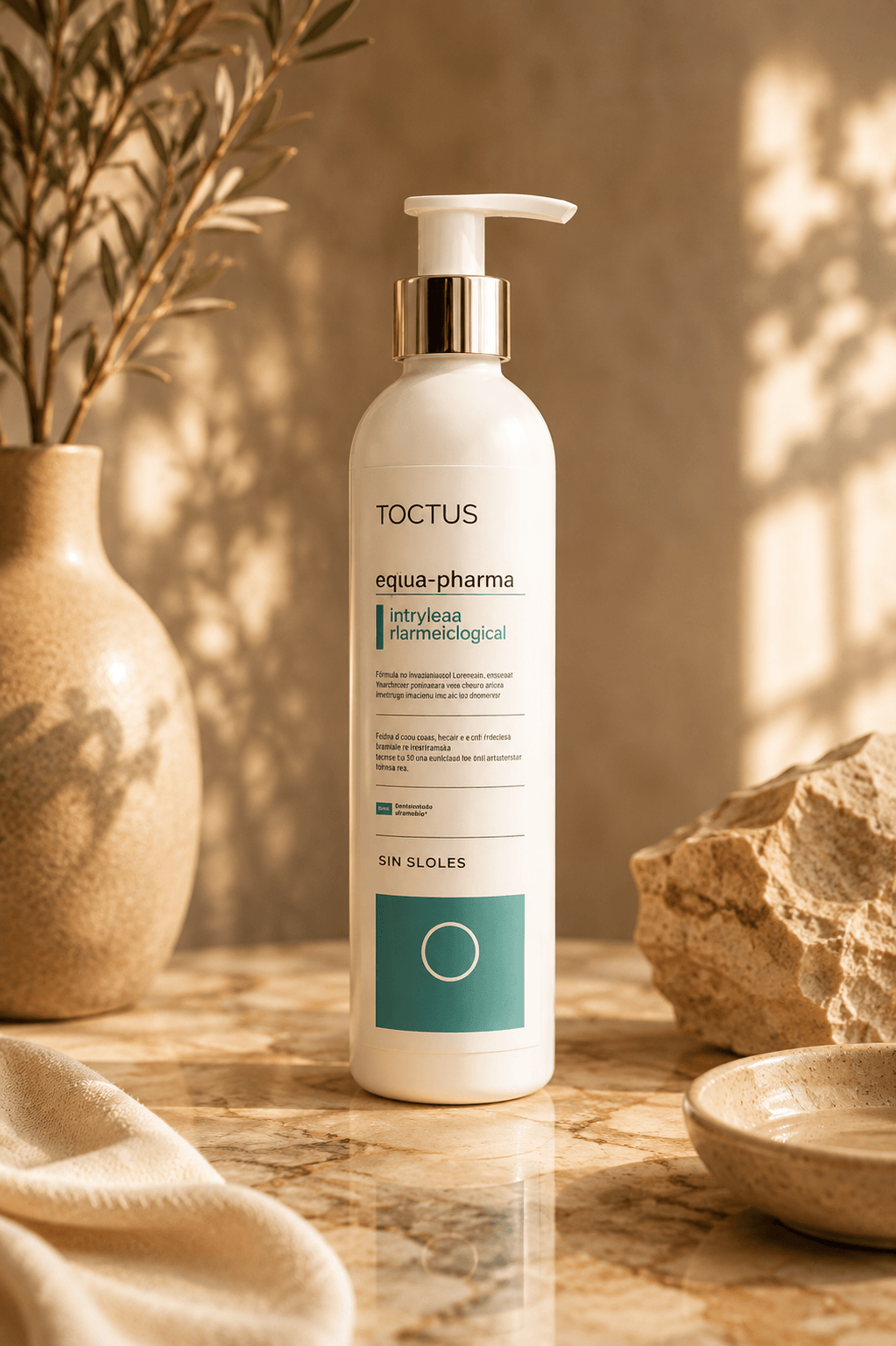 Shampoo Dermatológico Anticaspa, produto TOCTUS da linha Aquadipharma