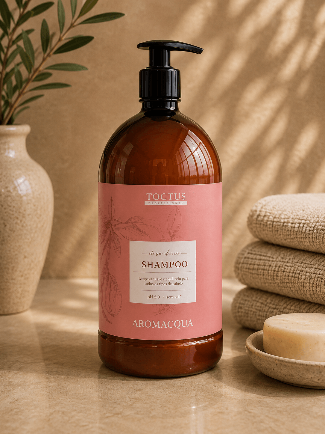 Shampoo Euphoria, produto TOCTUS da linha Aromacologia