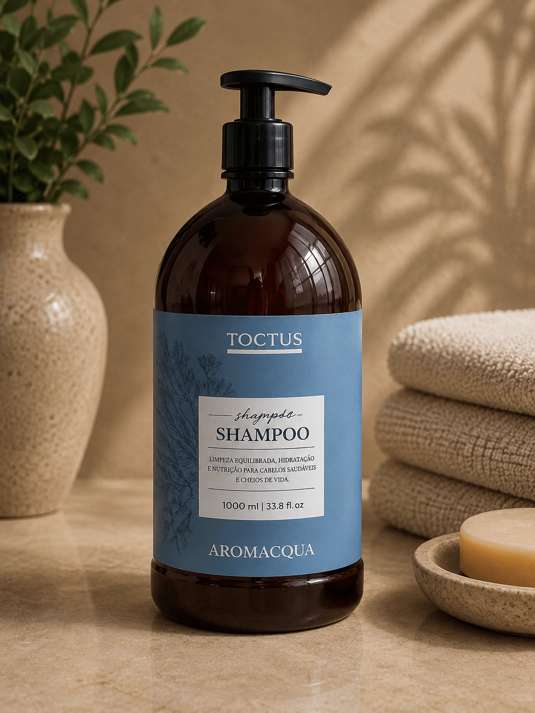 Shampoo Serenice, produto TOCTUS da linha Aromacologia