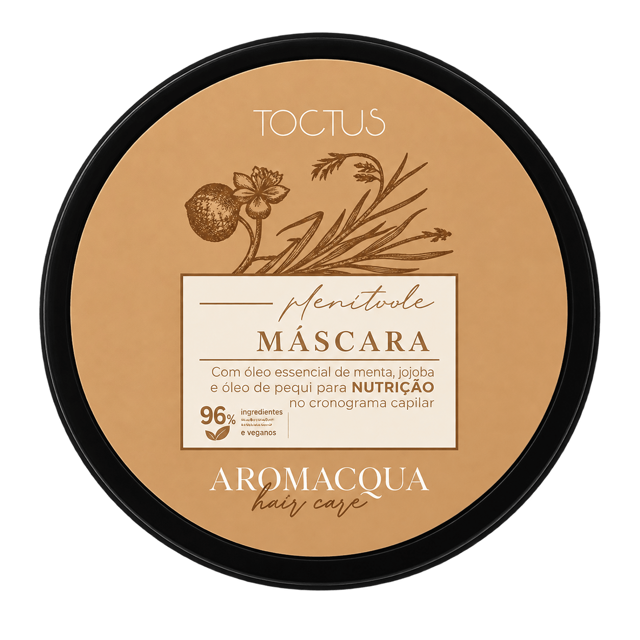 Máscara Plenitude, produto TOCTUS da linha Aromacologia